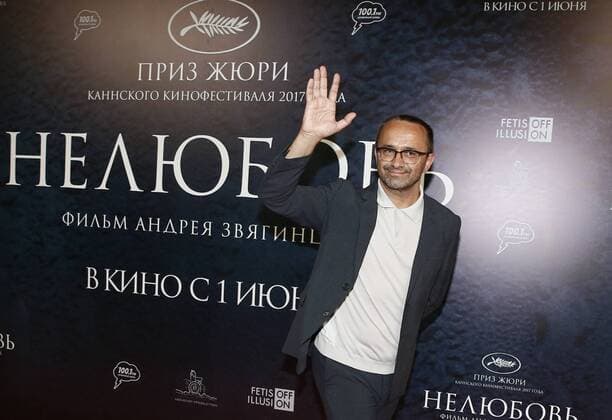 MOSCOW, RUSSIA - MAY 31, 2017: Director Andrey Zvyagintsev at the premiere of his latest film Nelyubov Loveless . Zvyagintsev has won the Jury Prize for the film at the 70th Cannes Film Festival. Alexander Shcherbak TASS  TS050FB5