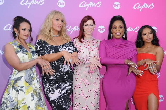 June 1, 2017 - Los Angeles, CA, United States - 01 June 2017 - Los Angeles, California - Judy Reyes, Jenn Lyon, Carrie Preston, Niecy Nash, Karrueche Tran. Premiere of TNT s Claws held at Harmony Gold Theatre in Los Angeles. Photo Credit: AdMedia Los Angeles United States - ZUMAa123 20170601_zaa_a123_067 Copyright: xBirdiexThompsonx