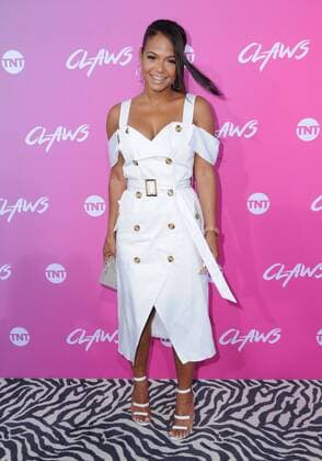 June 1, 2017 - Los Angeles, CA, United States - 01 June 2017 - Los Angeles, California - Christina Milian. Premiere of TNT s Claws held at Harmony Gold Theatre in Los Angeles. Photo Credit: AdMedia Los Angeles United States - ZUMAa123 20170601_zaa_a123_077 Copyright: xBirdiexThompsonx