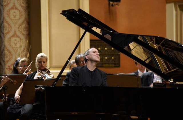 German pianist Alexander Lonquich performs with Austrian orchestra Camerata Salzburg during the Music Festival Prague Spring in Prague, Czech Republic, June 1, 2017. (CTKxPhoto KaterinaxSulova) CTKPhotoP201706011087701  suk4