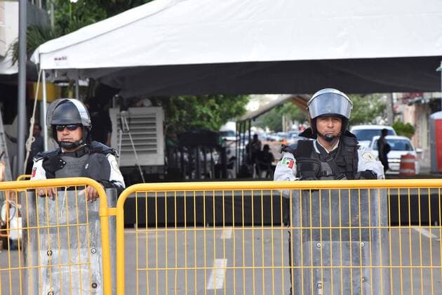 June 4, 2017 - Mexico - EUM20170604NAC34.JPG .VERACRUZ, Ver., Elections Elecciones-Veracruz.- Poca afluencia en casillas y fuerte presencia de elementos de la policia estatal en calles de la zona conurbada entre Veracruz y Boca Del Rio, este 4 de junio de 2017. Foto: Agencia EL UNIVERSAL AFBV Mexico  - ZUMAu78_ 20170604_zaf_u78_039 Copyright: xPatriciaxMoralesx