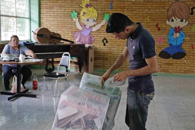 June 4, 2017 - Mexico - EUM20170604NAC90.JPG.SALTILLO, Coah.- Election Elecciones-Coahuila.- Aspecto de la jornada electoral para elegir gobernador del estado de Coahuila, este domingo 4 de junio de 2017. Foto: Agencia EL UNIVERSAL Ivan Stephens RCC. Mexico  - ZUMAu78_ 20170604_zaf_u78_150 Copyright: xIvanxStephensx