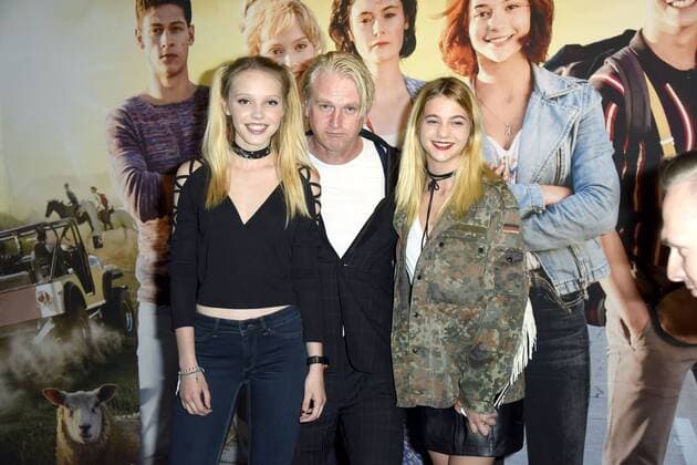 Lina Larissa Strahl, Detlev Buck, Lisa-Marie Koroll Fototermin anlässlich der Preisverleihung zu Bibi & Tina im Atelier in Berlin am 06.06.2017