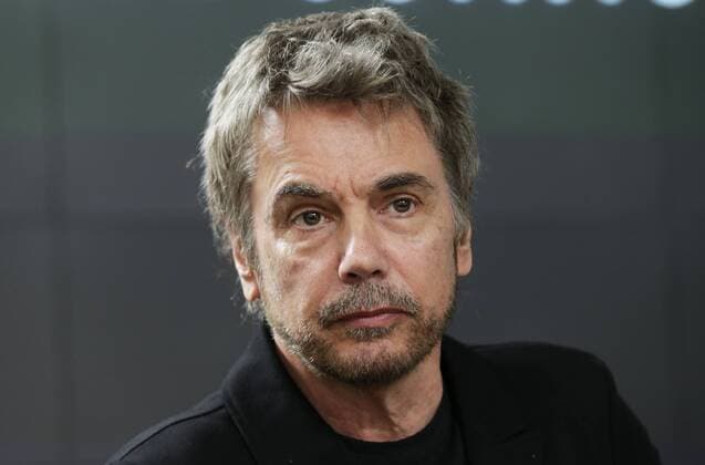 Musician Jean-Michel Jarre sits on stage at a press event announcing the winners of the 2017 Stephen Hawking Medal at the American Museum of Natural History Rose Center for Earth and Space on June 5, 2017 in New York City. The prestigious Stephen Hawking Medal recognizes the outstanding contributions to Science Communication and public awareness through different disciplines such as Science Education, Music, Arts and Film. For the first time, the medal is awarded to a US scientist, Dr. Neil deGrasse Tyson.  NYP20170606106 JOHNxANGELILLO