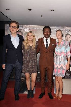 218300 Patrice Falour Starface 2017-06-06 PARIS France Avant-premiere du film Nos Patriotes - à l UGC cine Les Halles à Paris.Gabriel Le Bomin, Louane Emera,Marc Zinga, Alexandra Lamy.  Copyright: xPatricexFalourx STAR_218300_008