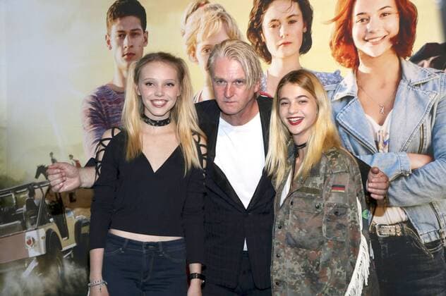 Lina Larissa Strahl, Detlev Buck und Lisa-Marie Koroll bei der Preisverleihung von Gold und Platin DVDs für den Kinofilm Bibi & Tina: Tohuwabohu Total im Atelier. Berlin, 06.06.2017 Foto:xA.xBuggex xFuturexImage