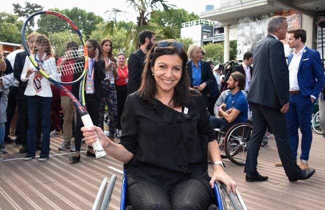 Anne Hidalgo ( Maire de Paris ) NEWS : Roland Garros 2017 - Internationaux de France - 07 06 2017 FedericoPestellini Panoramic 