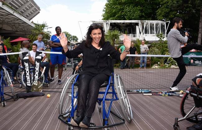 Anne Hidalgo ( Maire de Paris ) NEWS : Roland Garros 2017 - Internationaux de France - 07 06 2017 FedericoPestellini Panoramic 