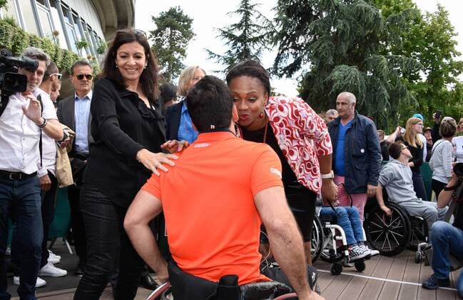 Anne Hidalgo ( Maire de Paris ) NEWS : Roland Garros 2017 - Internationaux de France - 07 06 2017 FedericoPestellini Panoramic 