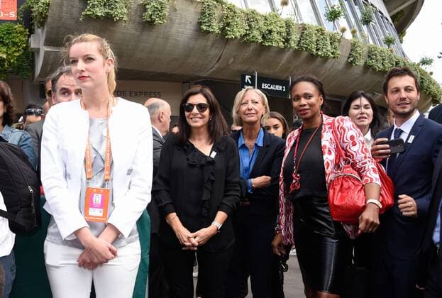 Anne Hidalgo ( Maire de Paris ) NEWS : Roland Garros 2017 - Internationaux de France - 07 06 2017 FedericoPestellini Panoramic 