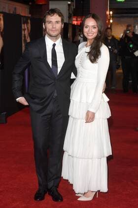 English actor Sam Claflin and his wife English actress Laura Haddock attend the World Premiere of My Cousin Rachel at Picturehouse Central in London. JUNE 7th 2017  RHDx171169