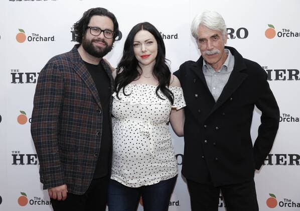Bilder des Tages Brett Haley Laura Prepon and actor Sam Elliott arrive on the red carpet at The Hero New York Premiere at the Whitby Hotel on June 7, 2017 in New York City.  NYP20170607147 JOHNxANGELILLO