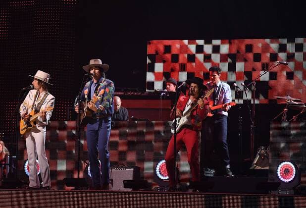 June 7, 2017 - Nashville, TN, USA - 07 June 2017 - Nashville, Tennessee - Jess Carson, Mark Wystrach and Cameron Duddy of Midland. 2017 CMT Music Awards held at Music City Center. Photo Credit: AdMedia Nashville USA - ZUMAa123 20170607_zaa_a123_585 Copyright: xLauraxFarrx