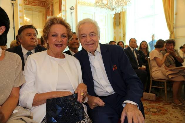 Verleihung Goldene Ehrenzeichen Wien, BKA, 08. 06. 2017 Harald SERAFIN mit Frau Inge