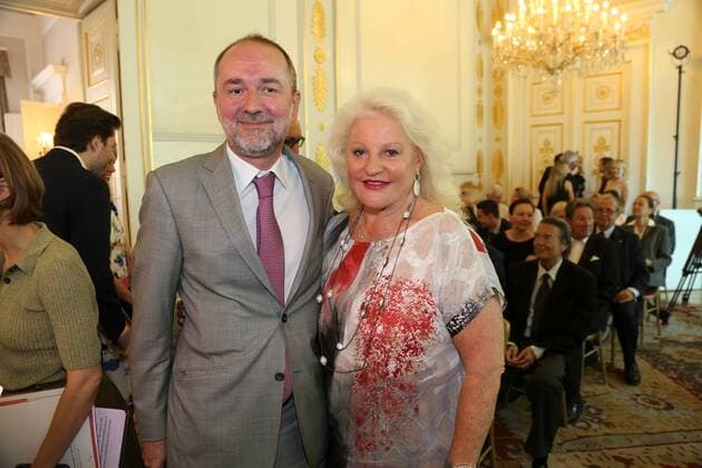 Verleihung Goldene Ehrenzeichen Wien, BKA, 08. 06. 2017 Thomas DROZDA, Marika LICHTER