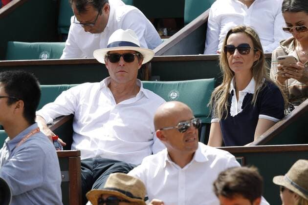 Bilder des Tages Internationaux de Roland-GarrosPhoto: Patrick Davy E Press Photo. Hugh Grant Paris France  524231