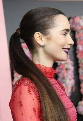 June 8, 2017 - New York, N.Y, USA - LILY COLLINS attends the Netflix New York Premiere of Okja .AMC Lincoln Square, NYC.June 8, 2017.Hammerstein Ballroom, NYC.Photos by , Globe Photos Inc. New York USA - ZUMAms4_ 20170608_zaa_ms4_008 Copyright: xSoniaxMoskowitzx