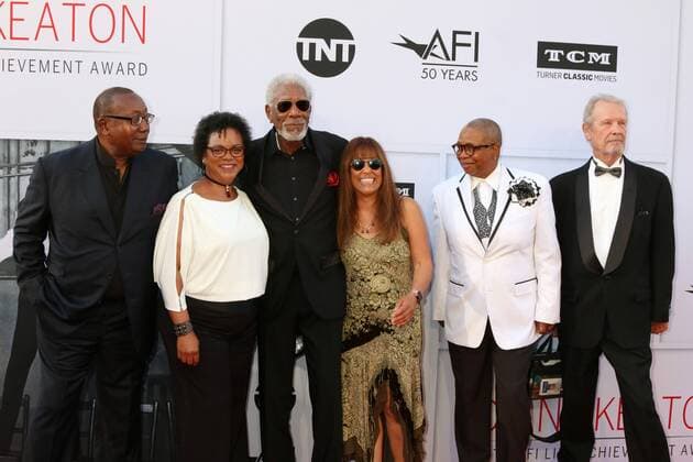 June 8, 2017 - Los Angeles, CA, USA - LOS ANGELES - JUN 8: Morgan Freeman, Work Team at the American Film Institute s Lifetime Achievement Award to Diane Keaton at the Dolby Theater on June 8, 2017 in Los Angeles, CA Los Angeles USA - ZUMAb170 20170608_zap_b170_049 Copyright: xKayxBlakex