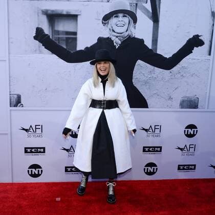 Honoree Diane Keaton arrives for American Film Institute s 45th annual Life Achievement Award tribute gala at the Dolby Theatre in the Hollywood section of Los Angeles on June 8, 2017.  LAP2017060803 JIMxRUYMEN