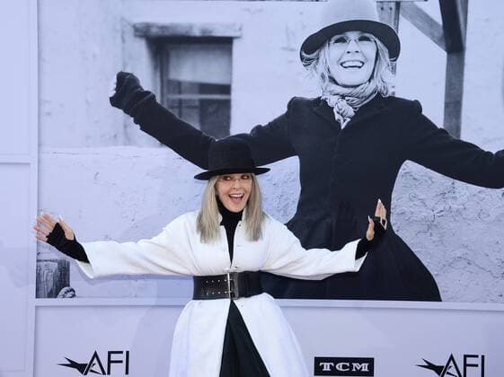 Honoree Diane Keaton arrives for American Film Institute s 45th annual Life Achievement Award tribute gala at the Dolby Theatre in the Hollywood section of Los Angeles on June 8, 2017.  LAP2017060804 JIMxRUYMEN