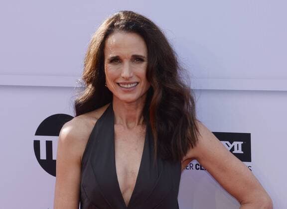 Actress Andie MacDowell arrives for American Film Institute s 45th annual Life Achievement Award tribute gala honoring actress Diane Keaton at the Dolby Theatre in the Hollywood section of Los Angeles on June 8, 2017.  LAP2017060849 JIMxRUYMEN
