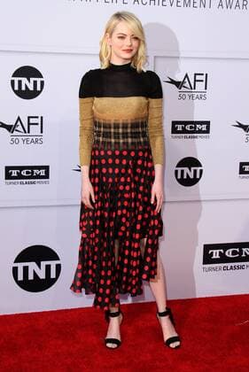 June 8, 2017 - Hollywood, CA, United States - 8 June 2017 - Los Angeles, California - Emma Stone. 2017 AFI Life Achievement Award Gala Honoring Diane Keaton held at the Dolby Theatre in Hollywood. Photo Credit: AdMedia Hollywood United States - ZUMAa123 20170608_zaa_a123_511 Copyright: xAdmediax