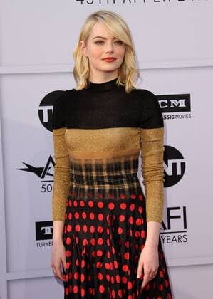 June 8, 2017 - Hollywood, CA, United States - 8 June 2017 - Los Angeles, California - Emma Stone. 2017 AFI Life Achievement Award Gala Honoring Diane Keaton held at the Dolby Theatre in Hollywood. Photo Credit: AdMedia Hollywood United States - ZUMAa123 20170608_zaa_a123_504 Copyright: xAdmediax
