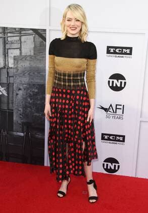AFI Life Achievement Award Gala Tribute To Diane Keaton held at The Dolby Theatre in Hollywood, California on 6 8 17. Emma Stone Los Angeles United States  524481