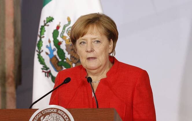 German Chancellor Angela Merkel takes part in a meeting with business people from Mexico and Germany in Mexico City, Mexico, 10 June 2017. During the meeting Merkel explained her taste for science and confessed her difficulties with practical assignatures while studying physics. Merkel explaines her taste for science and confesses her difficulties while studying physics !ACHTUNG: NUR REDAKTIONELLE NUTZUNG!  Copyright: xJorgexNunezx MEX15 20170611-636327381863121145