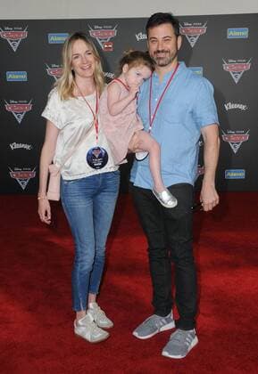 June 10, 2017 - Anaheim, CA, United States - 10 June 2017 - Anaheim, California - Molly McNearney, Jimmy Kimmel. Premiere of Disney Pixar s Cars 3 held at the Anaheim Convention Center in Anaheim. Photo Credit: AdMedia Anaheim United States - ZUMAa123 20170610_zaa_a123_207 Copyright: xBirdiexThompsonx