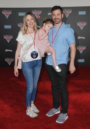June 10, 2017 - Anaheim, CA, United States - 10 June 2017 - Anaheim, California - Molly McNearney, Jimmy Kimmel. Premiere of Disney Pixar s Cars 3 held at the Anaheim Convention Center in Anaheim. Photo Credit: AdMedia Anaheim United States - ZUMAa123 20170610_zaa_a123_213 Copyright: xBirdiexThompsonx