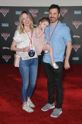 June 10, 2017 - Anaheim, CA, United States - 10 June 2017 - Anaheim, California - Molly McNearney, Jimmy Kimmel. Premiere of Disney Pixar s Cars 3 held at the Anaheim Convention Center in Anaheim. Photo Credit: AdMedia Anaheim United States - ZUMAa123 20170610_zaa_a123_195 Copyright: xBirdiexThompsonx
