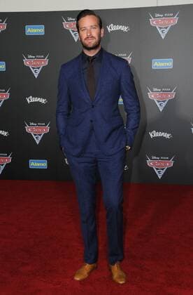 June 10, 2017 - Anaheim, CA, United States - 10 June 2017 - Anaheim, California - Armie Hammer. Premiere of Disney Pixar s Cars 3 held at the Anaheim Convention Center in Anaheim. Photo Credit: AdMedia Anaheim United States - ZUMAa123 20170610_zaa_a123_169 Copyright: xBirdiexThompsonx