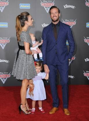 June 10, 2017 - Anaheim, CA, United States - 10 June 2017 - Anaheim, California - Elizabeth Chambers, Armie Hammer. Premiere of Disney Pixar s Cars 3 held at the Anaheim Convention Center in Anaheim. Photo Credit: AdMedia Anaheim United States - ZUMAa123 20170610_zaa_a123_137 Copyright: xBirdiexThompsonx