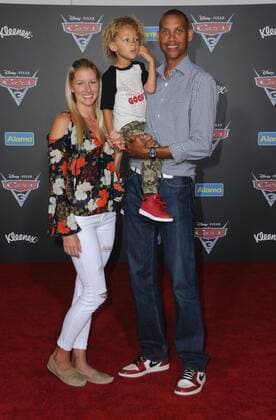June 10, 2017 - Anaheim, CA, United States - 10 June 2017 - Anaheim, California - Reggie Miller. Premiere of Disney Pixar s Cars 3 held at the Anaheim Convention Center in Anaheim. Photo Credit: AdMedia Anaheim United States - ZUMAa123 20170610_zaa_a123_235 Copyright: xBirdiexThompsonx