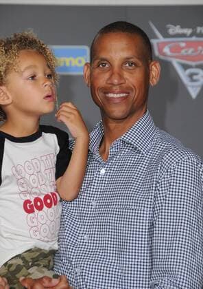 June 10, 2017 - Anaheim, CA, United States - 10 June 2017 - Anaheim, California - Reggie Miller. Premiere of Disney Pixar s Cars 3 held at the Anaheim Convention Center in Anaheim. Photo Credit: AdMedia Anaheim United States - ZUMAa123 20170610_zaa_a123_240 Copyright: xBirdiexThompsonx