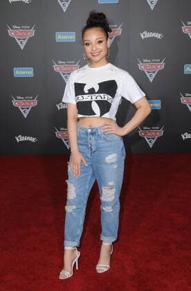 June 10, 2017 - Anaheim, CA, United States - 10 June 2017 - Anaheim, California - Kayla Maisonet. Premiere of Disney Pixar s Cars 3 held at the Anaheim Convention Center in Anaheim. Photo Credit: AdMedia Anaheim United States - ZUMAa123 20170610_zaa_a123_264 Copyright: xBirdiexThompsonx