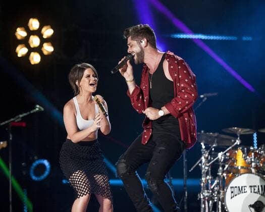 Jun. 10, 2017 - Nashville, Tennessee; USA - Musician THOMAS RHETT and Singer MAREN MORRIS performs at Nissan Stadium as part of the 2017 CMA Music Festival that is taking place in downtown Nashville. The four day country music festival will attract thousands of fans from around the world to see a variety of artist on multiple stages. Copyright 2017 . Nashville USA - ZUMAm78_ 20170610_zaf_m78_013 Copyright: xJasonxMoorex