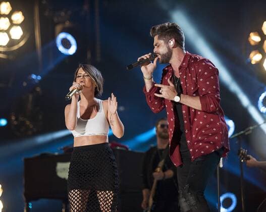Jun. 10, 2017 - Nashville, Tennessee; USA - Musician THOMAS RHETT and Singer MAREN MORRIS performs at Nissan Stadium as part of the 2017 CMA Music Festival that is taking place in downtown Nashville. The four day country music festival will attract thousands of fans from around the world to see a variety of artist on multiple stages. Copyright 2017 . Nashville USA - ZUMAm78_ 20170610_zaf_m78_012 Copyright: xJasonxMoorex
