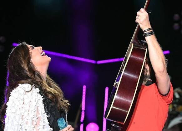 June 10, 2017 - Nashville, Tennessee, United States - 10 June 2017 - Nashville, Tennessee - Charles Kelley, Lady Antebellum. 2017 CMA Music Festival Nightly Concert held at Nissan Stadium. Photo Credit: Dara-Michelle Farr AdMedia Nashville United States - ZUMAa123 20170610_zaa_a123_413 Copyright: xDara-MichellexFarr Admediax
