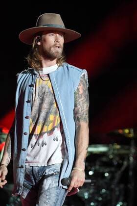 June 10, 2017 - Nashville, Tennessee, United States - 10 June 2017 - Nashville, Tennessee - Brian Kelley, Florida Geogria Line. 2017 CMA Music Festival Nightly Concert held at Nissan Stadium. Photo Credit: Dara-Michelle Farr AdMedia Nashville United States - ZUMAa123 20170610_zaa_a123_427 Copyright: xDara-MichellexFarr Admediax
