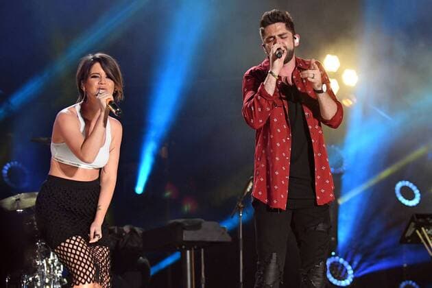 June 10, 2017 - Nashville, Tennessee, United States - 10 June 2017 - Nashville, Tennessee - Thomas Rhett. 2017 CMA Music Festival Nightly Concert held at Nissan Stadium. Photo Credit: Dara-Michelle Farr AdMedia Nashville United States - ZUMAa123 20170610_zaa_a123_448 Copyright: xDara-MichellexFarr Admediax