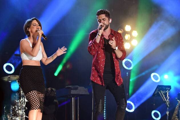 June 10, 2017 - Nashville, Tennessee, United States - 10 June 2017 - Nashville, Tennessee - Thomas Rhett. 2017 CMA Music Festival Nightly Concert held at Nissan Stadium. Photo Credit: Dara-Michelle Farr AdMedia Nashville United States - ZUMAa123 20170610_zaa_a123_466 Copyright: xDara-MichellexFarr Admediax