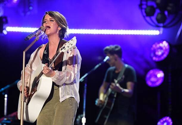 June 10, 2017 - Nashville, Tennessee, United States - 10 June 2017 - Nashville, Tennessee - Maren Morris. 2017 CMA Music Festival Nightly Concert held at Nissan Stadium. Photo Credit: Laura Farr AdMedia Nashville United States - ZUMAa123 20170610_zaa_a123_487 Copyright: xLauraxFarr Admediax