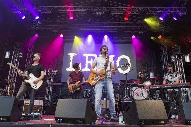 AUT, 2017-06-09; Kufstein unlimited_2017_Westoesterreichs groesstes Rock und Pop Festival-Tag 2 unter anderem mit der Band Flowrag, Lemo und der Songkontestgewinnerin LENA Meyer Landrut ; im Bild zu sehn der oesterreichische Songwriter und Saenger LEMO;