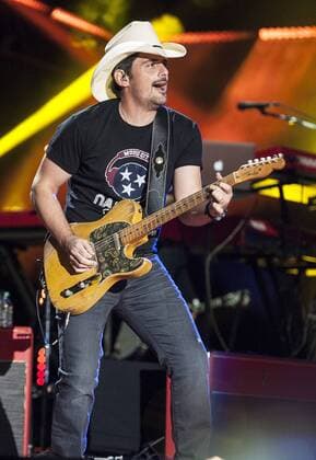 Jun. 11, 2017 - Nashville, Tennessee; USA - Musician BRAD PAISLEY performs at Nissan Stadium as part of the 2017 CMA Music Festival that is taking place in downtown Nashville. The four day country music festival will attract thousands of fans from around the world to see a variety of artist on multiple stages. Copyright 2017 . Nashville USA - ZUMAm78_ 20170612_zaf_m78_002 Copyright: xJasonxMoorex