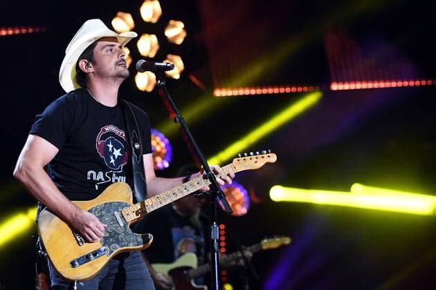 June 11, 2017 - Nashville, Tennessee, United States - 11 June 2017 - Nashville, Tennessee - Brad Paisley. 2017 CMA Music Festival Nightly Concert held at Nissan Stadium. Photo Credit: Dara-Michelle Farr AdMedia Nashville United States - ZUMAa123 20170611_zaa_a123_243 Copyright: xDara-MichellexFarr Admediax