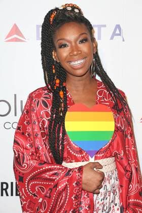 Brandy Norwood bei der Ankunft zum LA Pride Music Festival and Parade am 11.06.2017 in West Hollywood, Los Angeles LA Pride Music Festival and Parade 2017 in West Hollywood, Los Angeles 