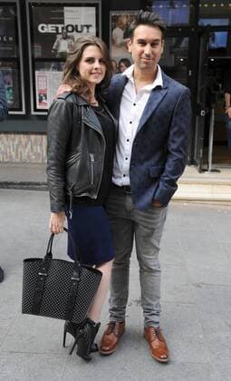 Jessica Kale and Ian Gray attend The Banksy Job Premiere about the day a Banksy statue was snatched from London in broad daylight, The Prince Charles Cinema, London. JUNE 12th 2017  TSTx171232