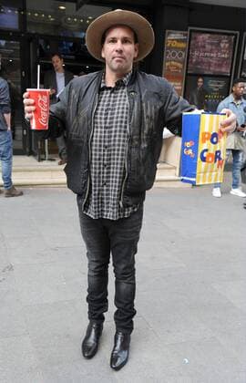 Danny Minnick attends The Banksy Job Premiere about the day a Banksy statue was snatched from London in broad daylight, The Prince Charles Cinema, London. JUNE 12th 2017  TSTx171232